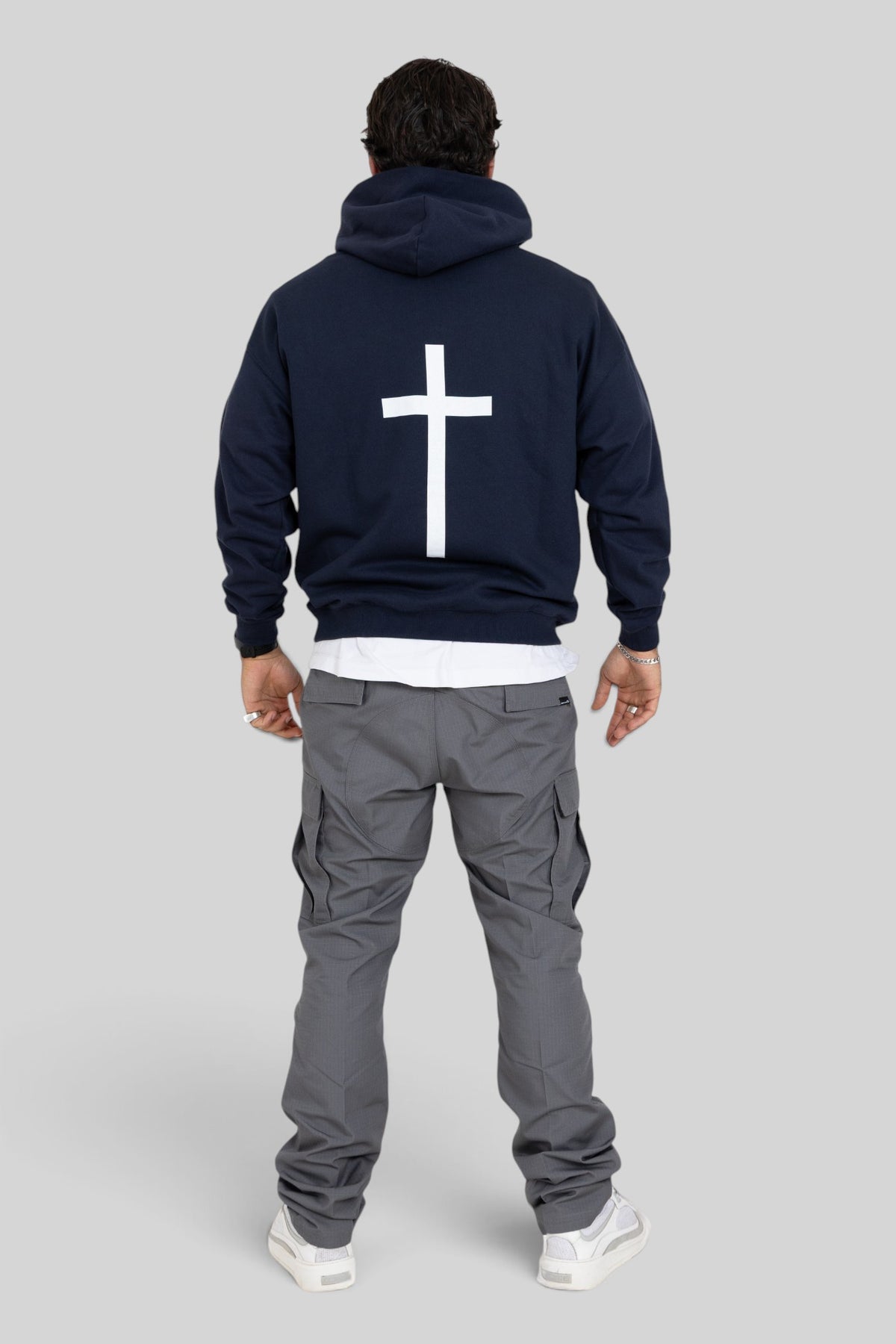 All The Faith Cross Back Heavyweight Hoodie