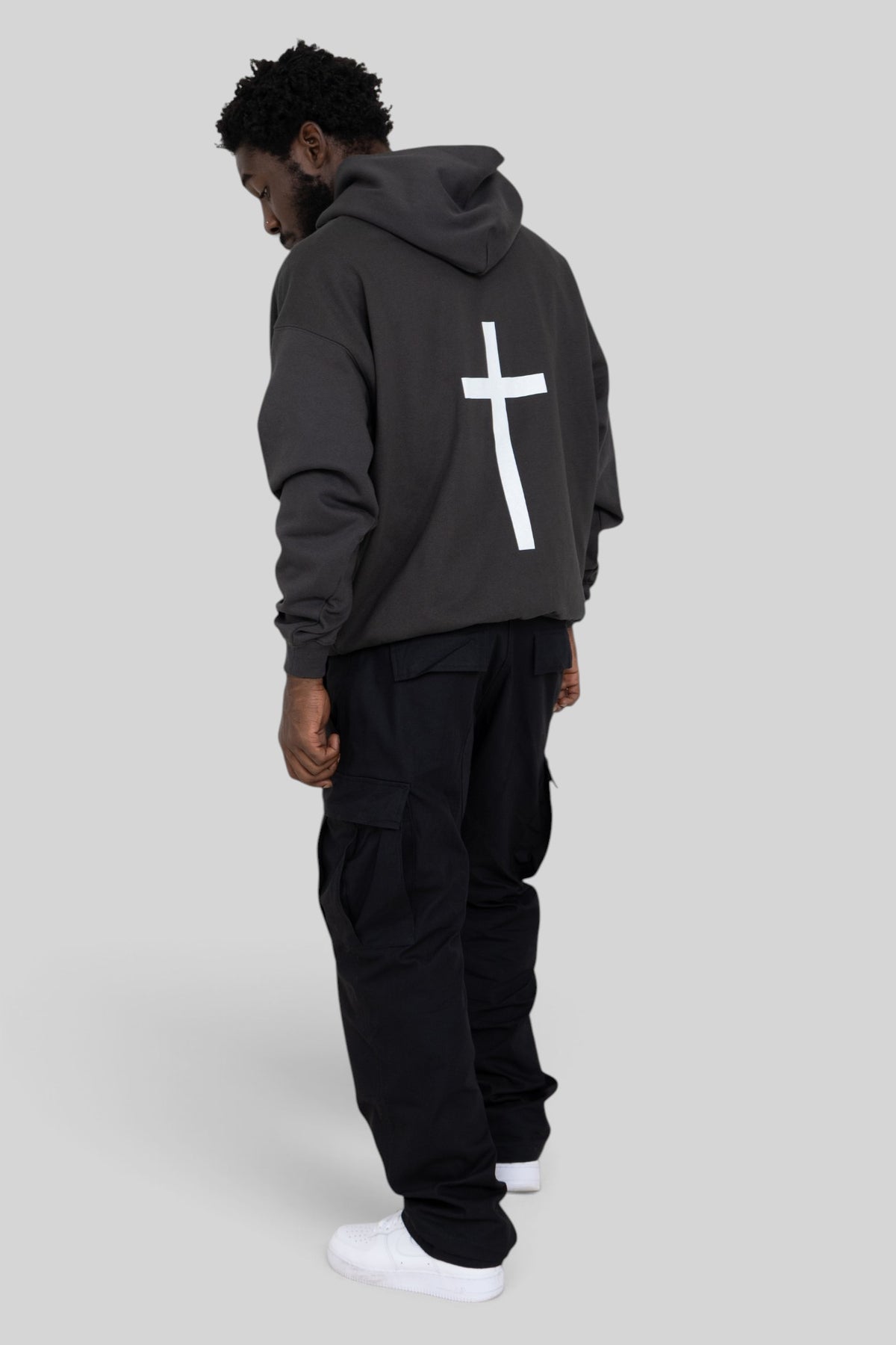 All The Faith Cross Back Heavyweight Hoodie