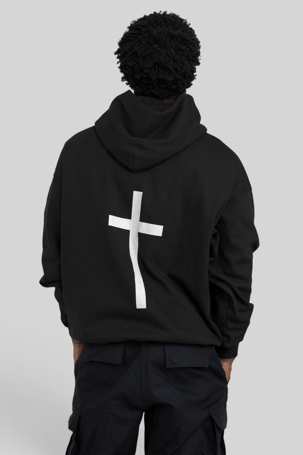 All The Faith Cross Back Heavyweight Hoodie