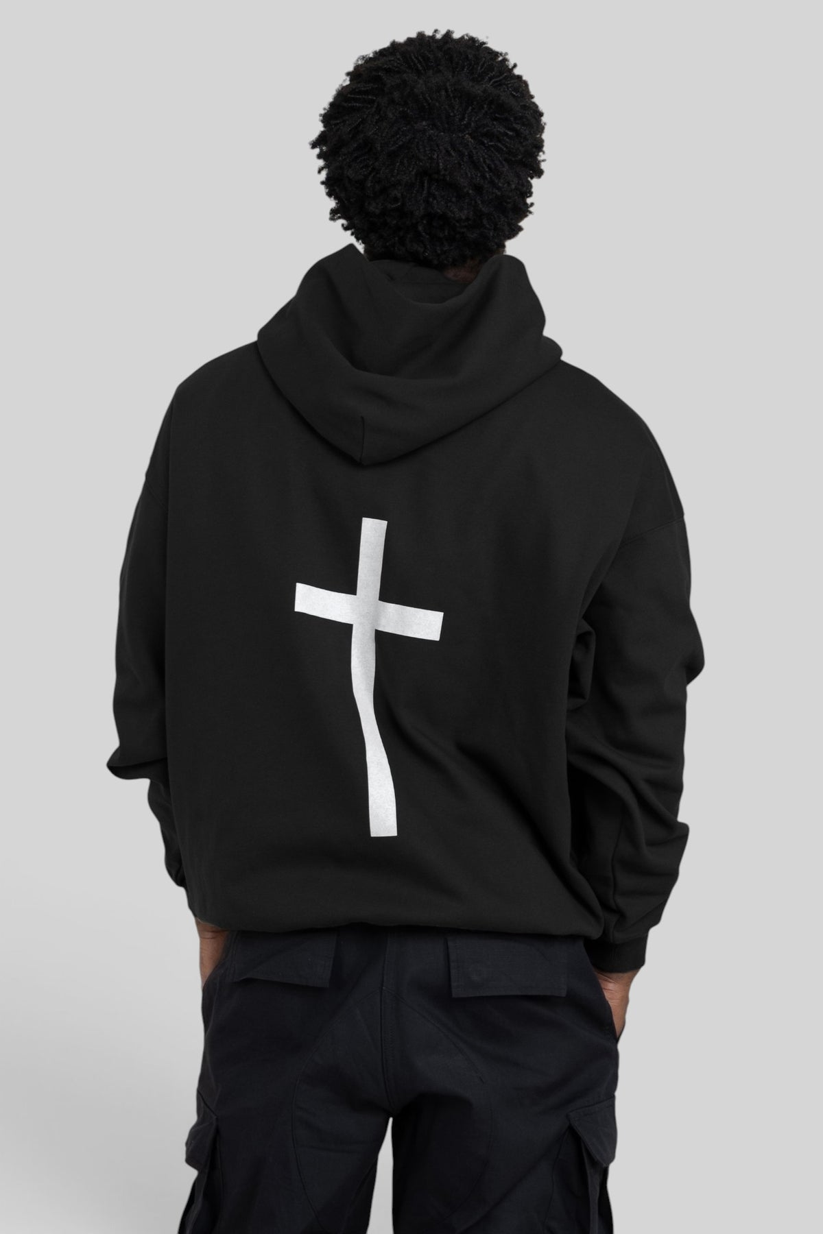 All The Faith Cross Back Heavyweight Hoodie