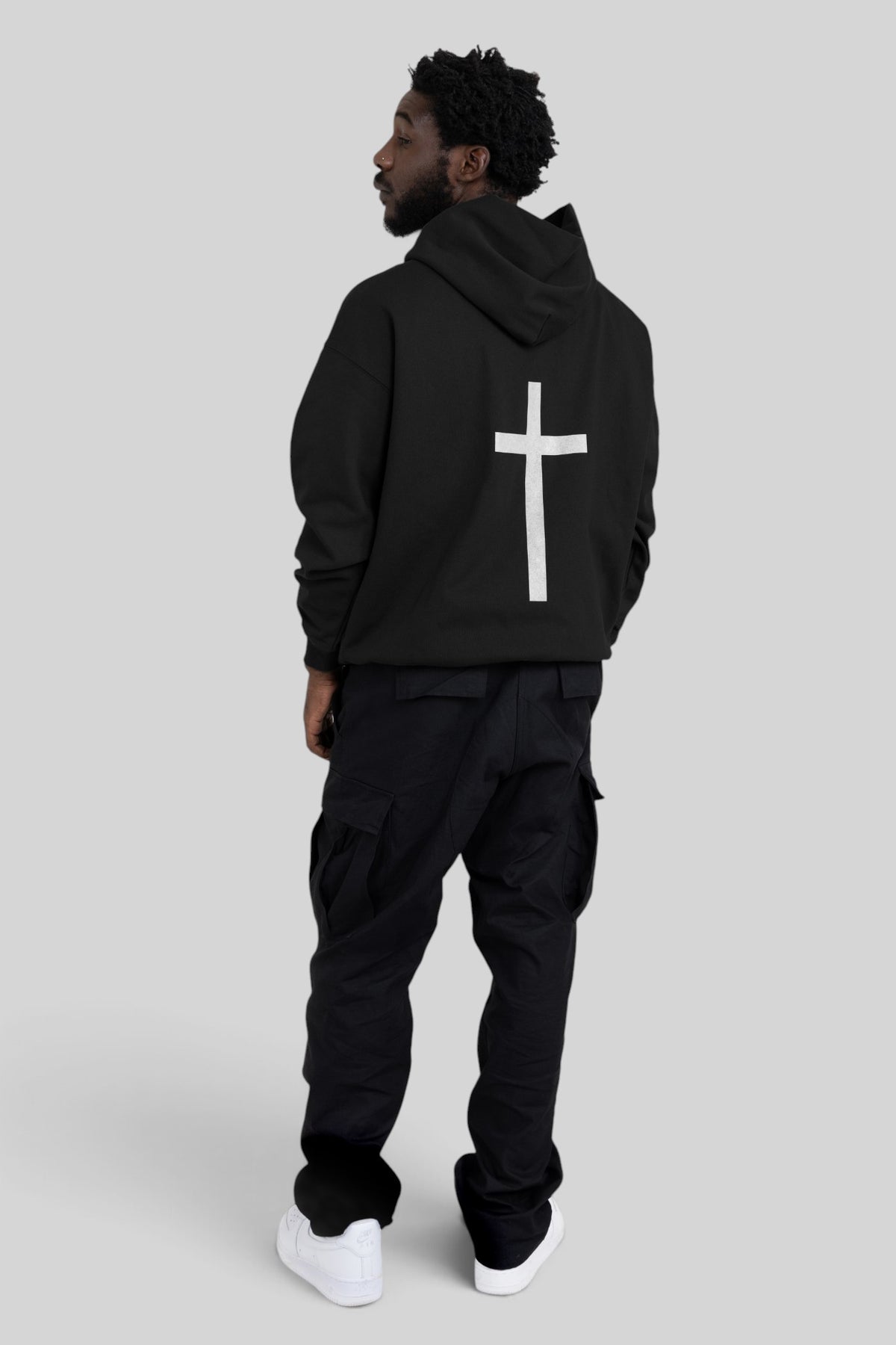All The Faith Cross Back Heavyweight Hoodie