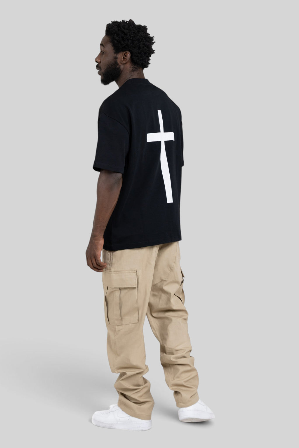 All The Faith Cross Back Oversized T-Shirt