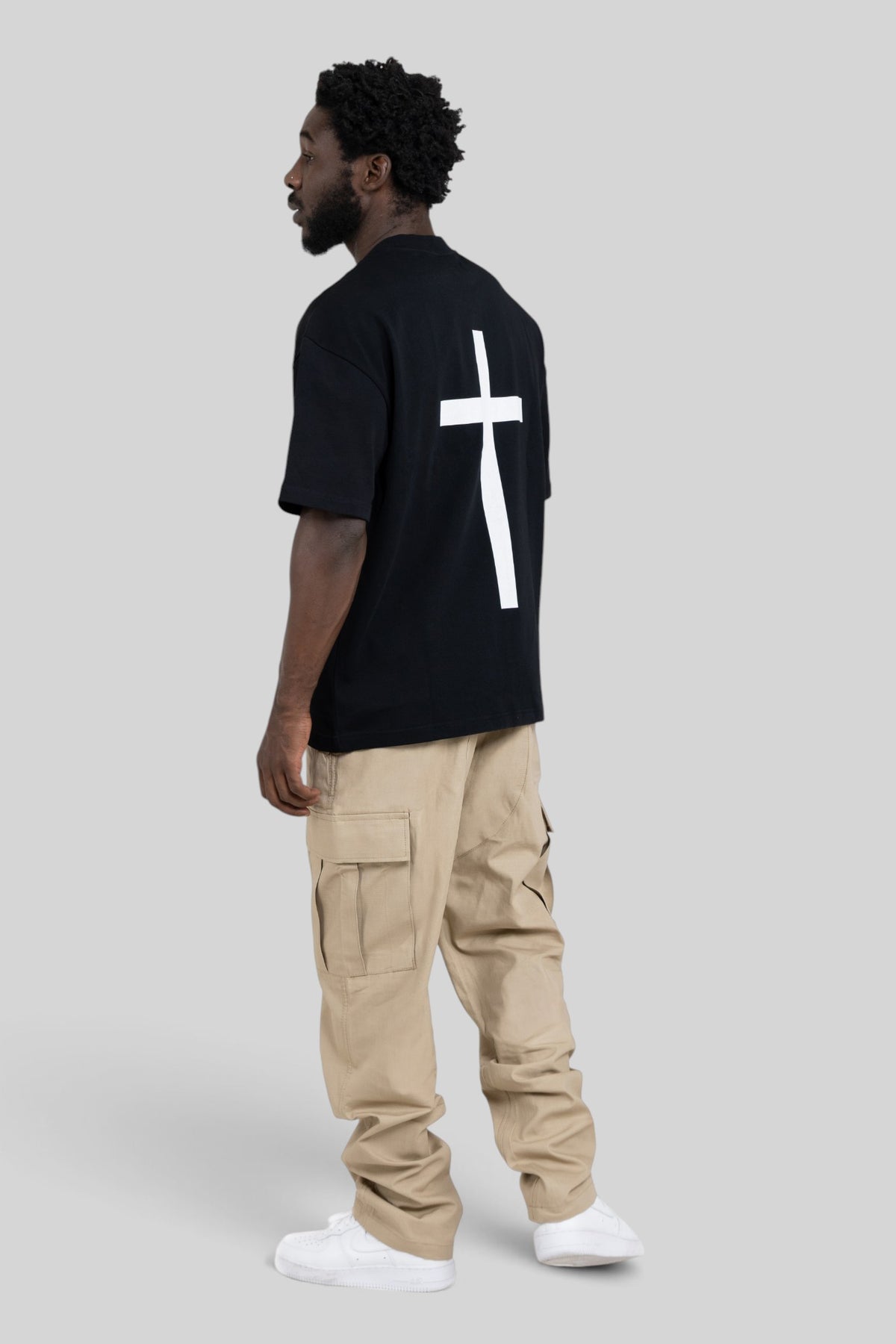 All The Faith Cross Back Oversized T-Shirt