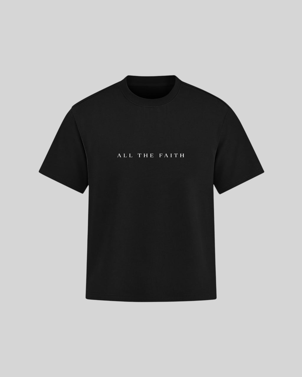 All The Faith Cross Back Oversized T-Shirt