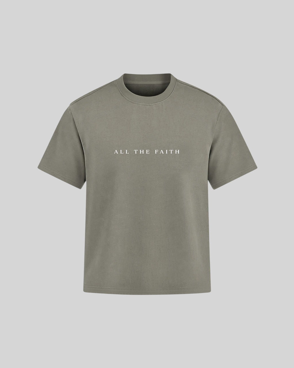 All The Faith Cross Back Oversized T-Shirt