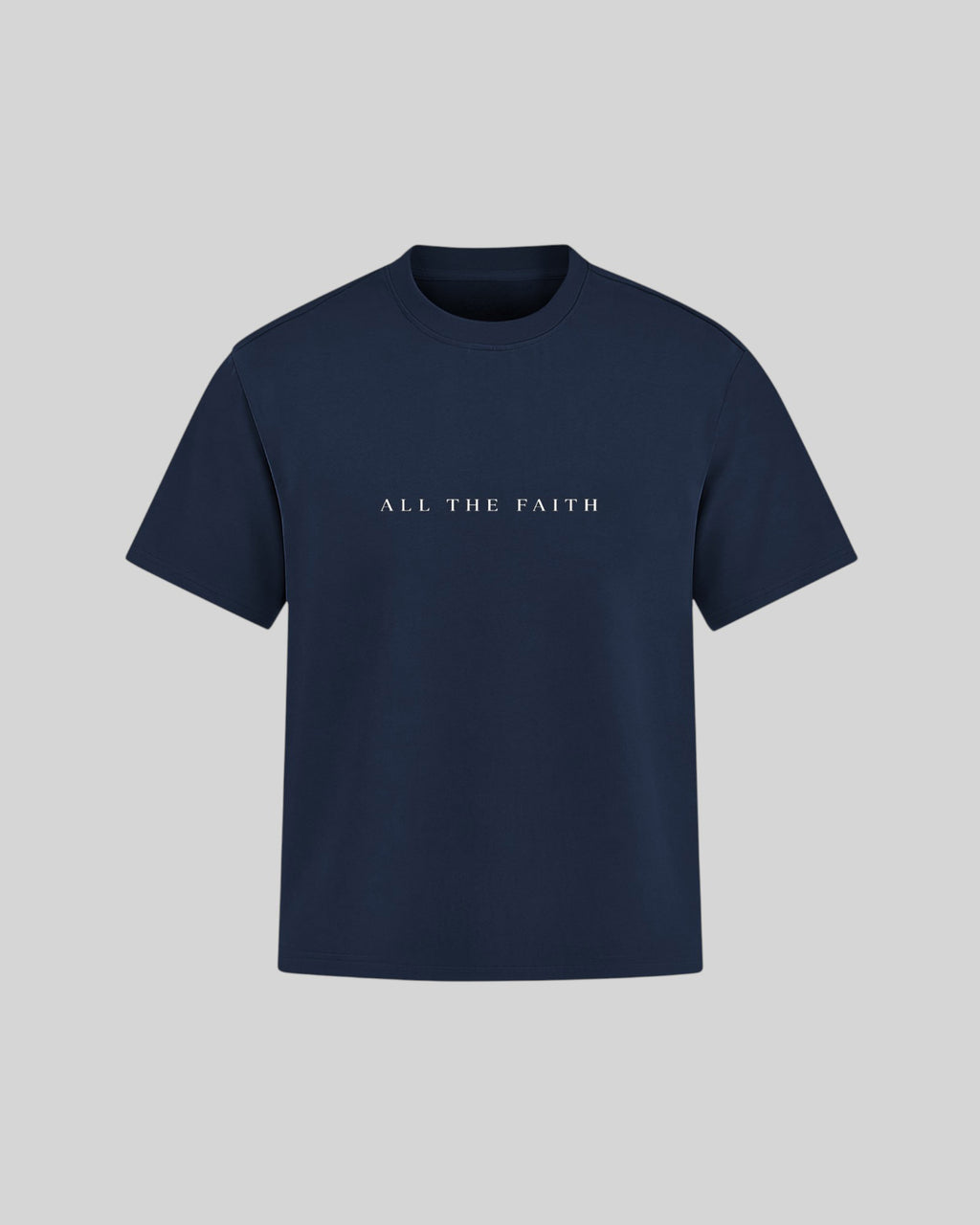 All The Faith Cross Back Oversized T-Shirt
