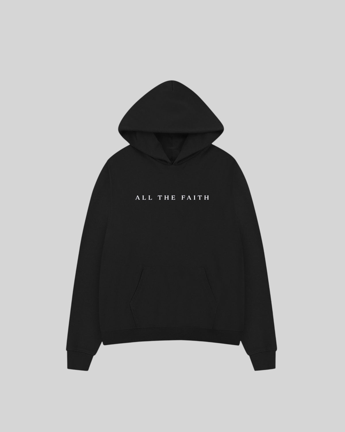 All The Faith Cross Back Heavyweight Hoodie