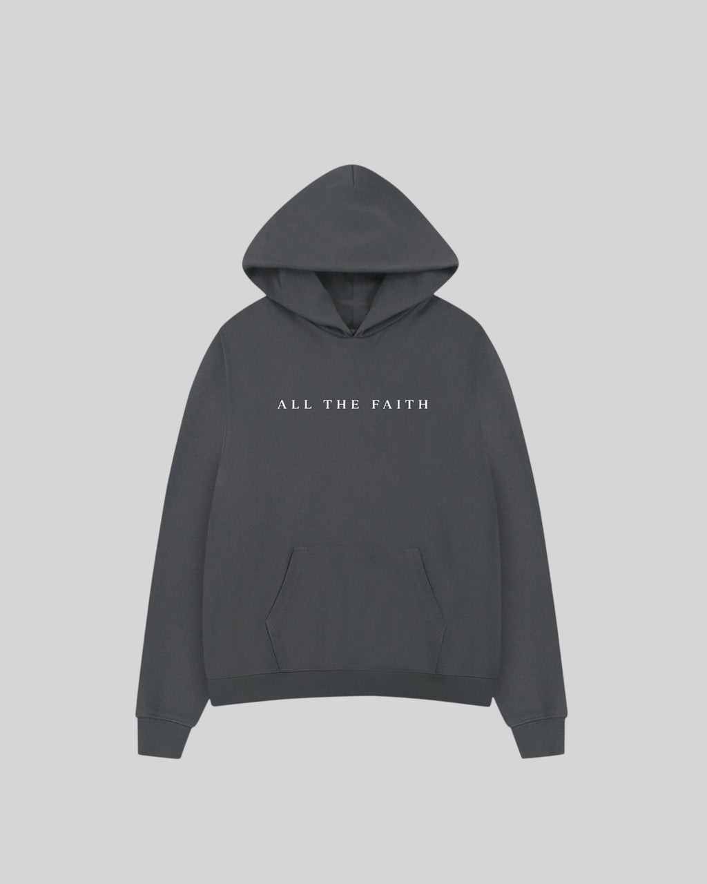 All The Faith Cross Back Heavyweight Hoodie