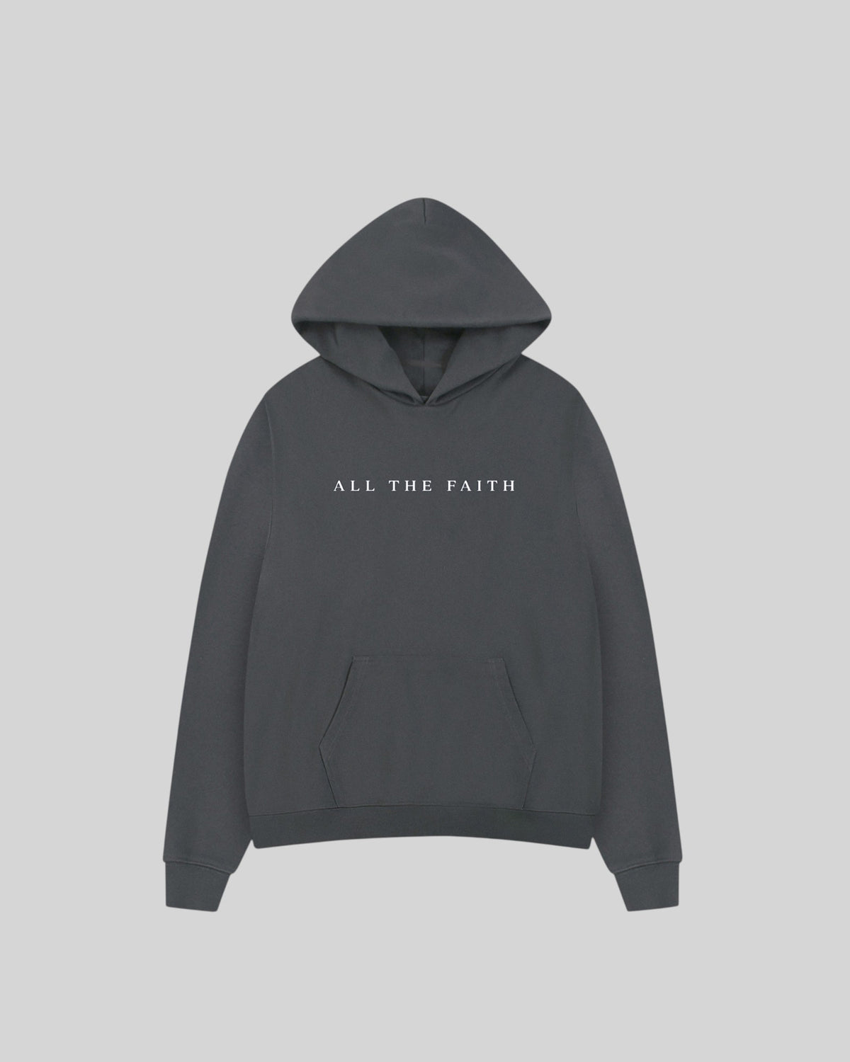 All The Faith Cross Back Heavyweight Hoodie