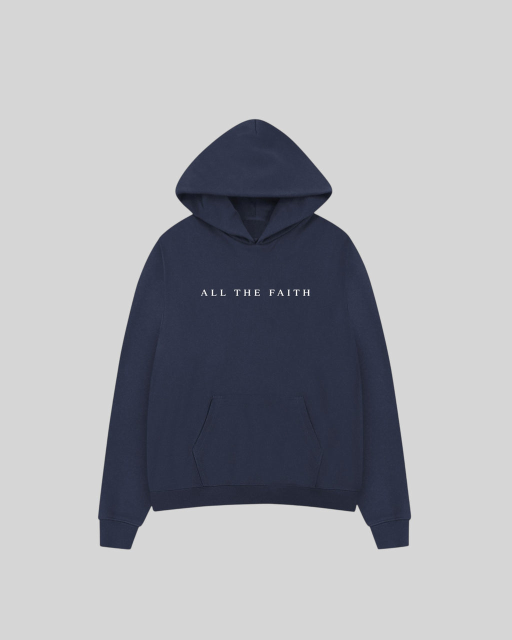 All The Faith Cross Back Heavyweight Hoodie